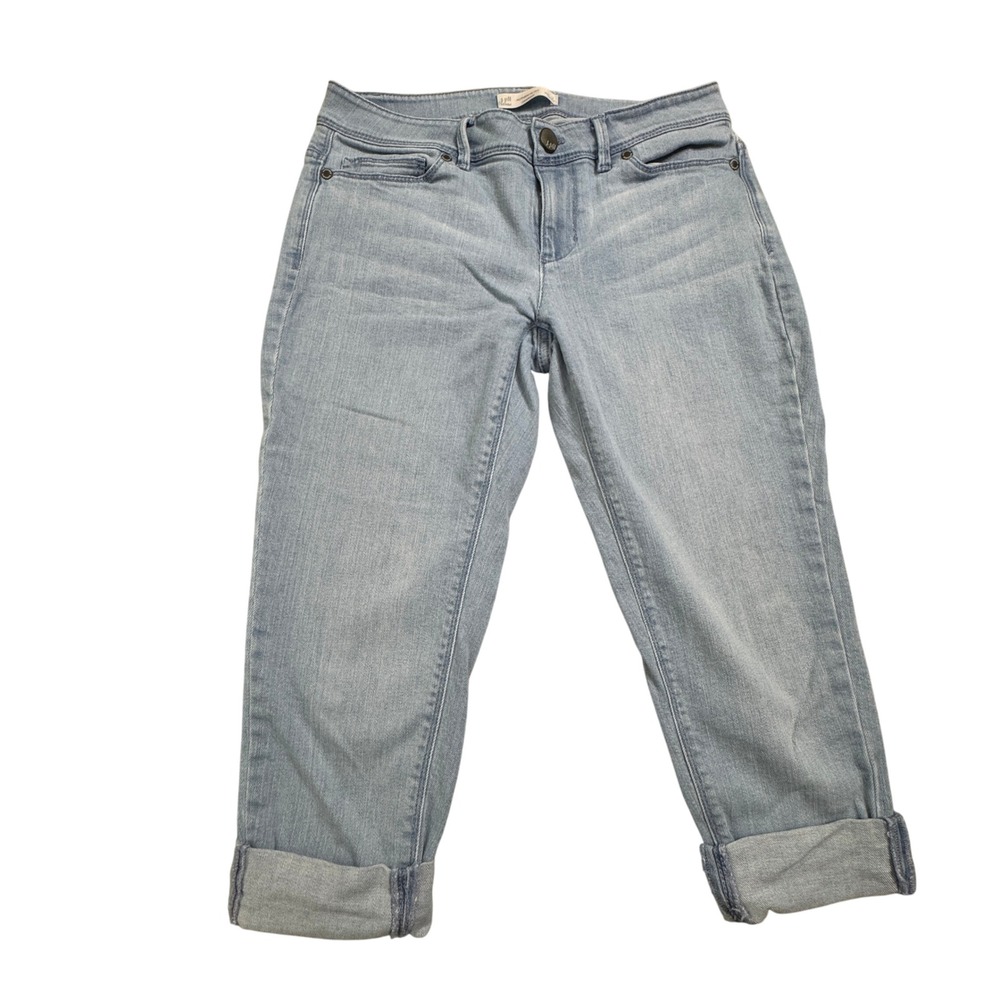 J. Jill Authentic Fit Cropped Denim Women's Jeans Tagged Size 2P Blue